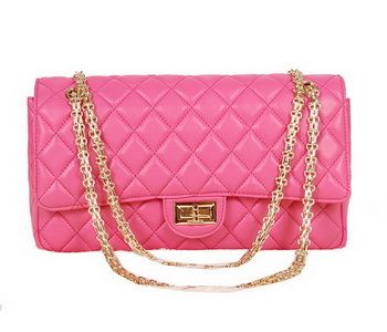 Chanel 1113 Classic Flap Bag Rose Sheepskin Gold Chanel 1113 Classic Flap Bag Rose Sheepskin Gold