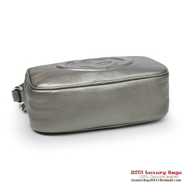 Gucci Soho Calfskin Leather Disco Bag 308364 Silver Gucci Soho Calfskin Leather Disco Bag 308364 Silver