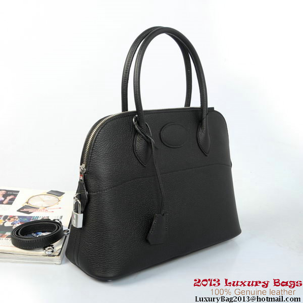 Hermes Bolide Tote Bags Calf Leather Black Hermes Bolide Tote Bags Calf Leather Black