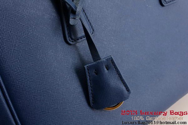 Prada Saffiano 30cm Tote Bag BN1801 - RoyalBlue Prada Saffiano 30cm Tote Bag BN1801 - RoyalBlue