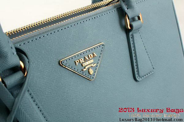 Prada Saffiano 30cm Tote Bag BN1801 - SkyBlue Prada Saffiano 30cm Tote Bag BN1801 - SkyBlue