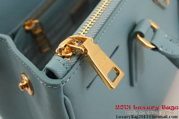 Prada Saffiano 30cm Tote Bag BN1801 - SkyBlue Prada Saffiano 30cm Tote Bag BN1801 - SkyBlue