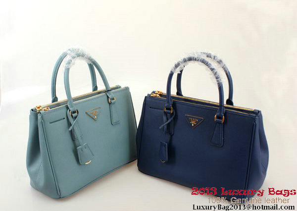 Prada Saffiano 30cm Tote Bag BN1801 - SkyBlue Prada Saffiano 30cm Tote Bag BN1801 - SkyBlue