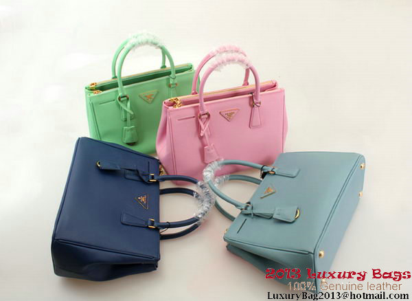 Prada Saffiano 30cm Tote Bag BN1801 - SkyBlue Prada Saffiano 30cm Tote Bag BN1801 - SkyBlue