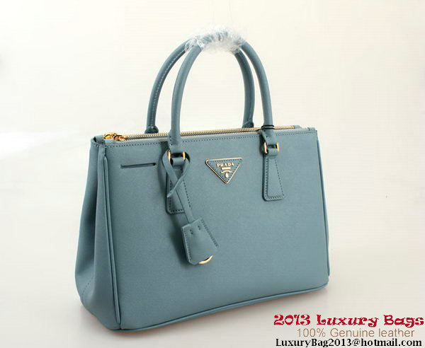 Prada Saffiano 30cm Tote Bag BN1801 - SkyBlue Prada Saffiano 30cm Tote Bag BN1801 - SkyBlue