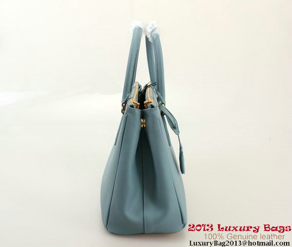 Prada Saffiano 30cm Tote Bag BN1801 - SkyBlue Prada Saffiano 30cm Tote Bag BN1801 - SkyBlue