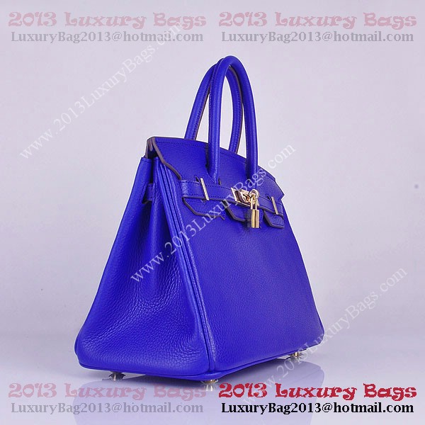 Hermes Birkin 30CM Tote Bag Blue Clemence Leather H6088 Gold Hermes Birkin 30CM Tote Bag Blue Clemence Leather H6088 Gold