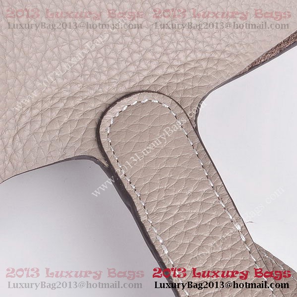 Hermes Picotin Lock MM Bag in Clemence Leather 8616 Gray Hermes Picotin Lock MM Bag in Clemence Leather 8616 Gray