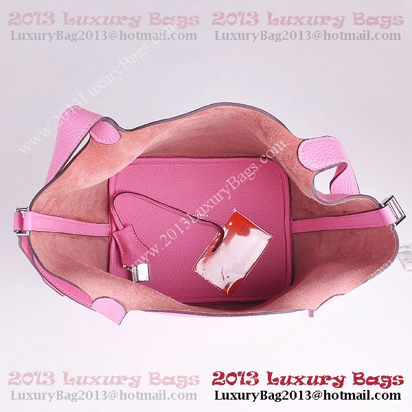 Hermes Picotin Lock MM Bag in Clemence Leather 8616 Pink Hermes Picotin Lock MM Bag in Clemence Leather 8616 Pink