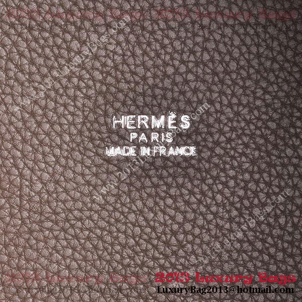 Hermes Picotin Lock PM Bag in Clemence Leather 8615 Khaki