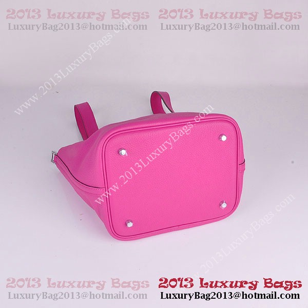 Hermes Picotin Lock PM Bag in Clemence Leather 8615 Peach Hermes Picotin Lock PM Bag in Clemence Leather 8615 Peach