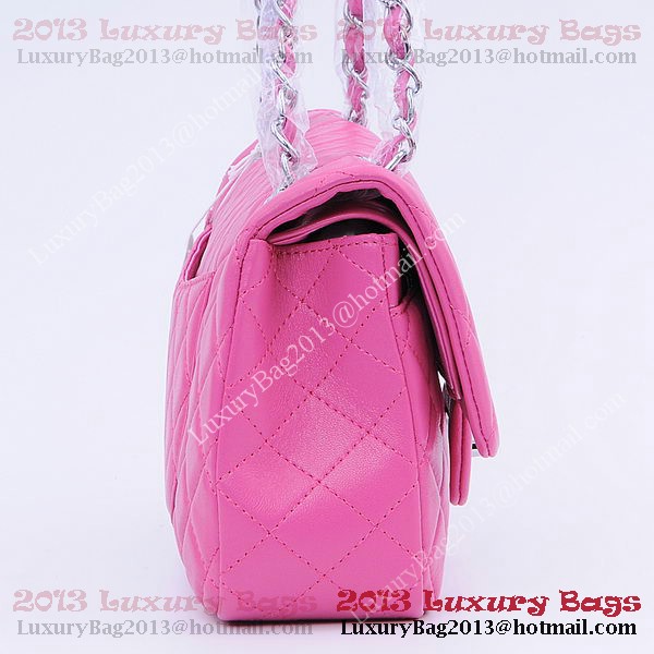 Chanel 2.55 Series Classic Flap Bag 1112 Peach Sheepskin Silver Chanel 2.55 Series Classic Flap Bag 1112 Peach Sheepskin Silver