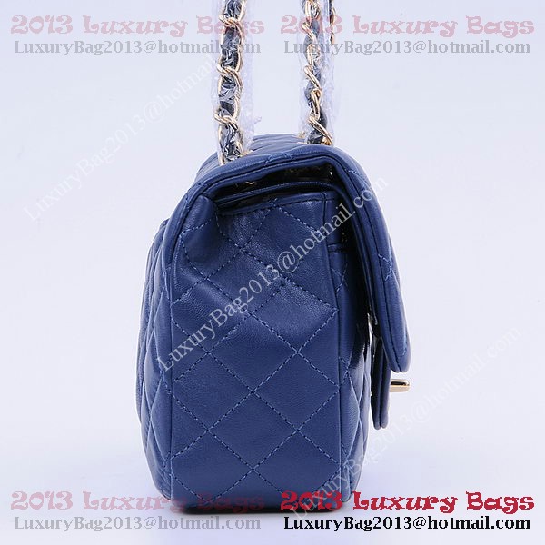 Chanel 2.55 Series Classic Flap Bag 1112 RoyalBlue Sheepskin Gold Chanel 2.55 Series Classic Flap Bag 1112 RoyalBlue Sheepskin Gold