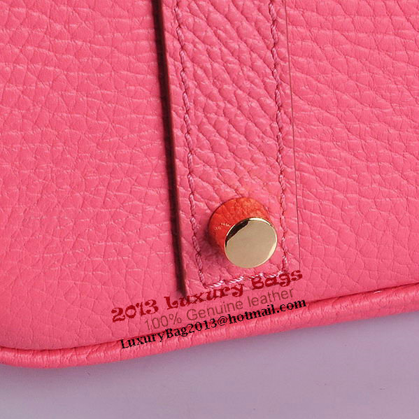 Hermes Birkin 35CM Tote Bag Pink Clemence Leather H6089 Gold Hermes Birkin 35CM Tote Bag Pink Clemence Leather H6089 Gold