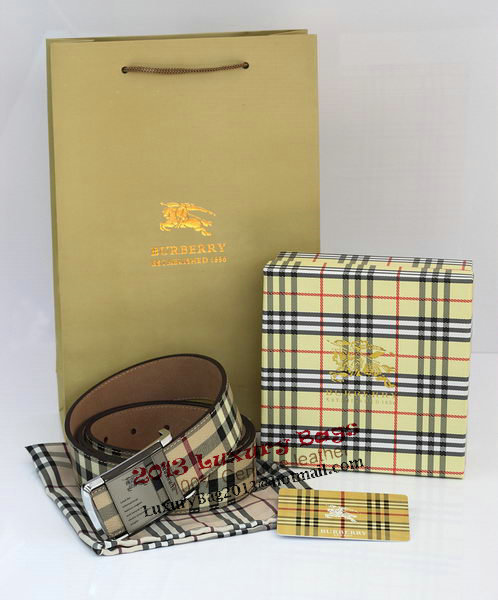 Burberry Belt B4005 Silver Burberry Belt B4005 Silver