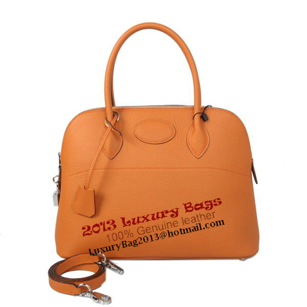Hermes Bolide 31CM Tote Bags Calf Leather Orange Hermes Bolide 31CM Tote Bags Calf Leather Orange