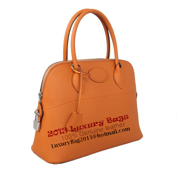 Hermes Bolide 31CM Tote Bags Calf Leather Orange Hermes Bolide 31CM Tote Bags Calf Leather Orange