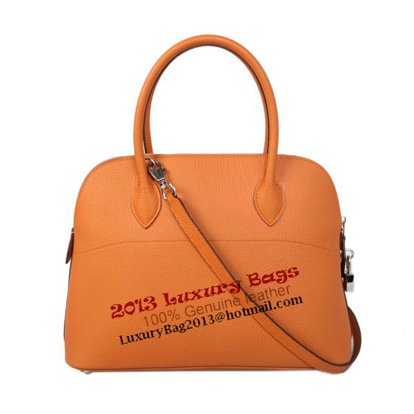 Hermes Bolide 31CM Tote Bags Calf Leather Orange Hermes Bolide 31CM Tote Bags Calf Leather Orange