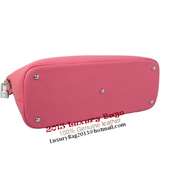 Hermes Bolide 37CM Tote Bags Calf Leather Rose Hermes Bolide 37CM Tote Bags Calf Leather Rose