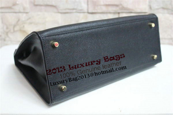 Hermes Kelly 32cm Shoulder Bag Black Saffiano Leather K32 Gold Hermes Kelly 32cm Shoulder Bag Black Saffiano Leather K32 Gold