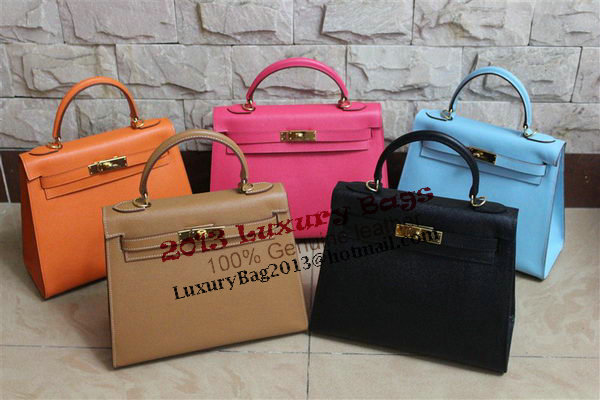 Hermes Kelly 32cm Shoulder Bag Peach Saffiano Leather K32 Gold Hermes Kelly 32cm Shoulder Bag Peach Saffiano Leather K32 Gold