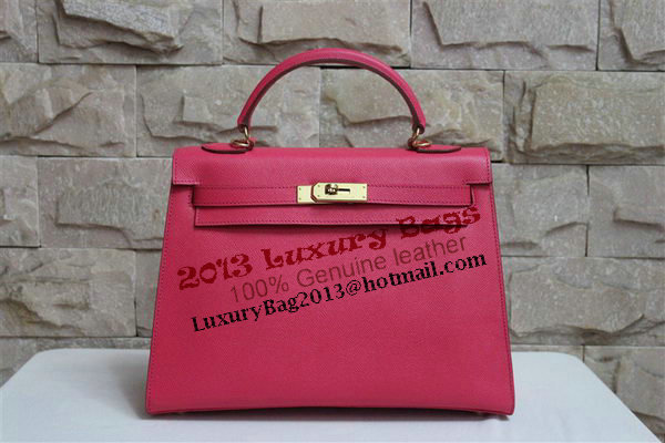 Hermes Kelly 32cm Shoulder Bag Peach Saffiano Leather K32 Gold Hermes Kelly 32cm Shoulder Bag Peach Saffiano Leather K32 Gold
