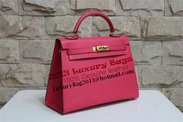 Hermes Kelly 32cm Shoulder Bag Peach Saffiano Leather K32 Gold Hermes Kelly 32cm Shoulder Bag Peach Saffiano Leather K32 Gold