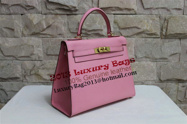 Hermes Kelly 32cm Shoulder Bag Pink Saffiano Leather K32 Gold Hermes Kelly 32cm Shoulder Bag Pink Saffiano Leather K32 Gold