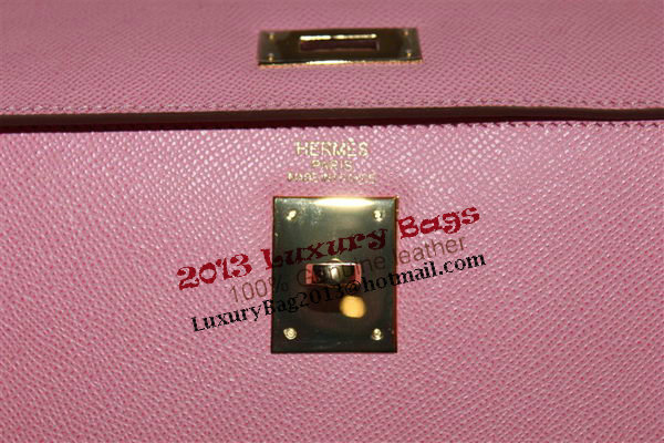 Hermes Kelly 32cm Shoulder Bag Pink Saffiano Leather K32 Gold Hermes Kelly 32cm Shoulder Bag Pink Saffiano Leather K32 Gold