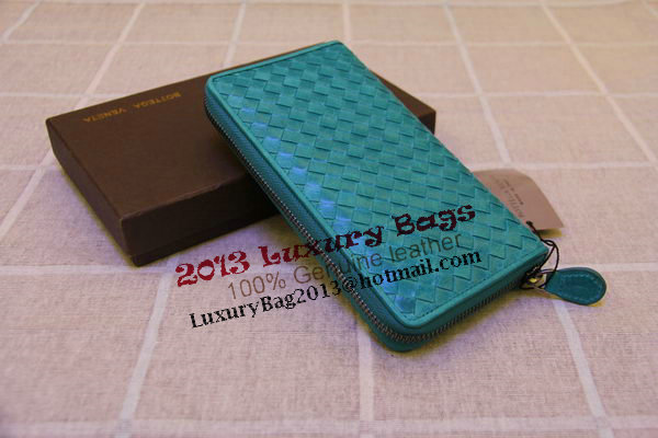 Bottega Veneta Intrecciato Nappa Zip Around Wallet 17004 Light Green Bottega Veneta Intrecciato Nappa Zip Around Wallet 17004 Light Green