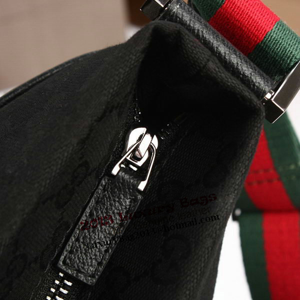 Gucci GG Canvas Medium Messenger Bag 189751 Black Gucci GG Canvas Medium Messenger Bag 189751 Black