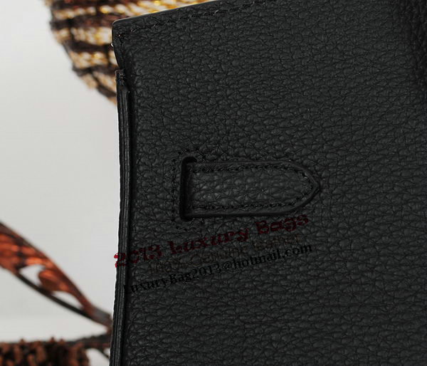 Hermes Birkin 35CM Tote Bag Black Clemence Leather H35 Gold Hermes Birkin 35CM Tote Bag Black Clemence Leather H35 Gold