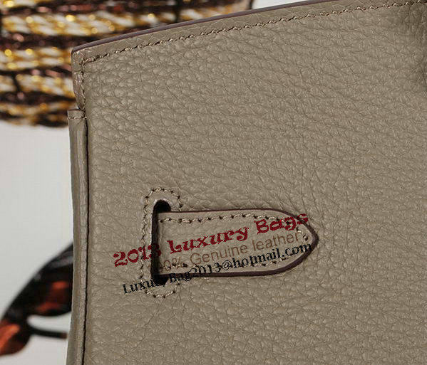 Hermes Birkin 35CM Tote Bag Gray Clemence Leather H35 Silver Hermes Birkin 35CM Tote Bag Gray Clemence Leather H35 Silver