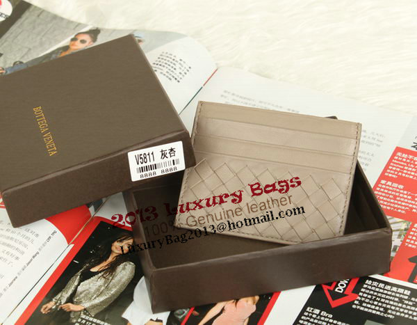 Bottega Veneta Intrecciato VN Card Case 5811 Apricot Bottega Veneta Intrecciato VN Card Case 5811 Apricot