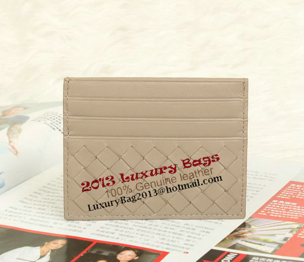 Bottega Veneta Intrecciato VN Card Case 5811 Apricot Bottega Veneta Intrecciato VN Card Case 5811 Apricot