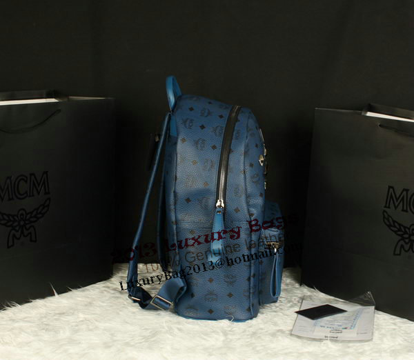 MCM Stark Backpack Jumbo in Calf Leather 8006 RoyalBlue MCM Stark Backpack Jumbo in Calf Leather 8006 RoyalBlue