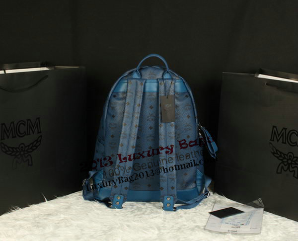 MCM Stark Backpack Jumbo in Calf Leather 8006 RoyalBlue MCM Stark Backpack Jumbo in Calf Leather 8006 RoyalBlue