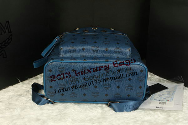 MCM Stark Backpack Jumbo in Calf Leather 8006 RoyalBlue MCM Stark Backpack Jumbo in Calf Leather 8006 RoyalBlue