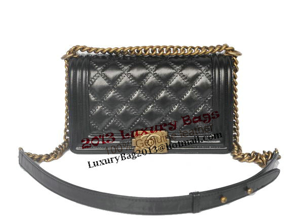 Boy Chanel Flap Shoulder Bag Bright Leather A67086 Black Boy Chanel Flap Shoulder Bag Bright Leather A67086 Black