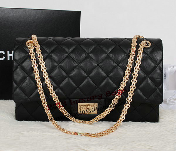 Chanel A30227 Black Sheepskin Leather Jumbo Flap Bags Gold Chanel A30227 Black Sheepskin Leather Jumbo Flap Bags Gold