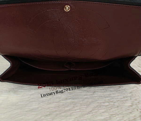 Chanel A30227 Black Sheepskin Leather Jumbo Flap Bags Gold Chanel A30227 Black Sheepskin Leather Jumbo Flap Bags Gold