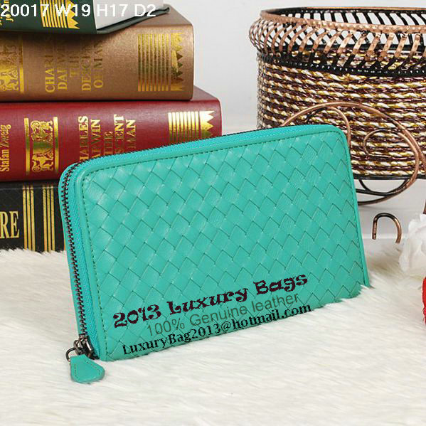 Bottega Veneta Intrecciato Nappa Zip Around Wallet BV20017 Green Bottega Veneta Intrecciato Nappa Zip Around Wallet BV20017 Green