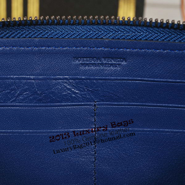 Bottega Veneta Intrecciato Nappa Zip Around Wallet BV20017 RoyalBlue Bottega Veneta Intrecciato Nappa Zip Around Wallet BV20017 RoyalBlue