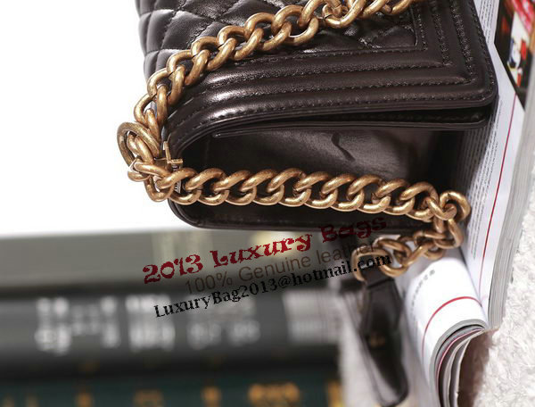 Chanel Boy Flap Shoulder Bag in Black Lambskin Leather A67086 Gold Chanel Boy Flap Shoulder Bag in Black Lambskin Leather A67086 Gold