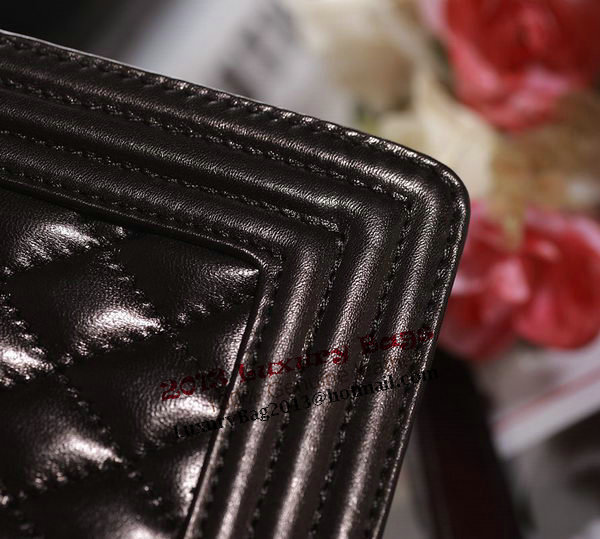 Chanel Boy Flap Shoulder Bag in Black Lambskin Leather A67086 Silver Chanel Boy Flap Shoulder Bag in Black Lambskin Leather A67086 Silver