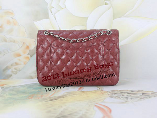 Chanel 2.55 Series Classic Flap Bag 1112 Burgundy Original Cannage Pattern Leather Silver Chanel 2.55 Series Classic Flap Bag 1112 Burgundy Original Cannage Pattern Leather Silver