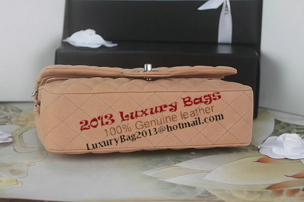 Chanel 2.55 Series Classic Flap Bag A01112 Beige Original Nubuck Cannage Pattern Leather Silver Chanel 2.55 Series Classic Flap Bag A01112 Beige Original Nubuck Cannage Pattern Leather Silver