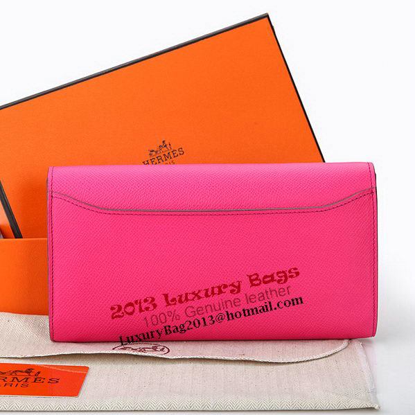 Hermes Constance Long Wallets Original Calfskin Leather A909 Peach Hermes Constance Long Wallets Original Calfskin Leather A909 Peach