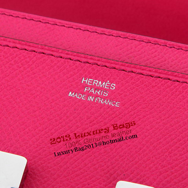 Hermes Constance Long Wallets Original Calfskin Leather A909 Peach Hermes Constance Long Wallets Original Calfskin Leather A909 Peach