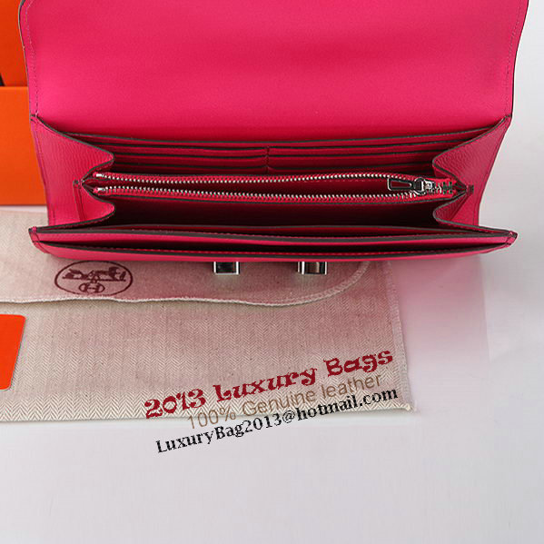Hermes Constance Long Wallets Original Calfskin Leather A909 Peach Hermes Constance Long Wallets Original Calfskin Leather A909 Peach